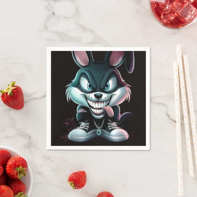 Guardanapo De Papel Serviette en papier Lapin (Insitu)