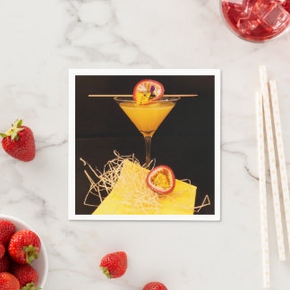 Guardanapo De Papel Serviette - Motiv Cocktail Wodka Passionsfrucht