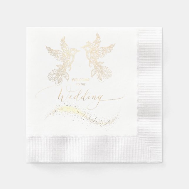 Guardanapo De Papel Servilleta de papel para boda (Frente)