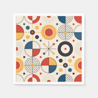 Guardanapo De Papel Servilleta diseño geométrico