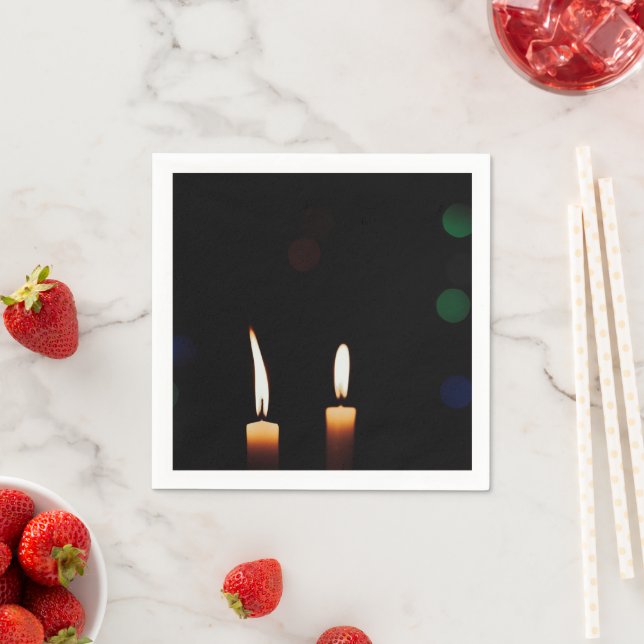 Guardanapo De Papel Servilleta personalizada con fotografía bokeh (Insitu)