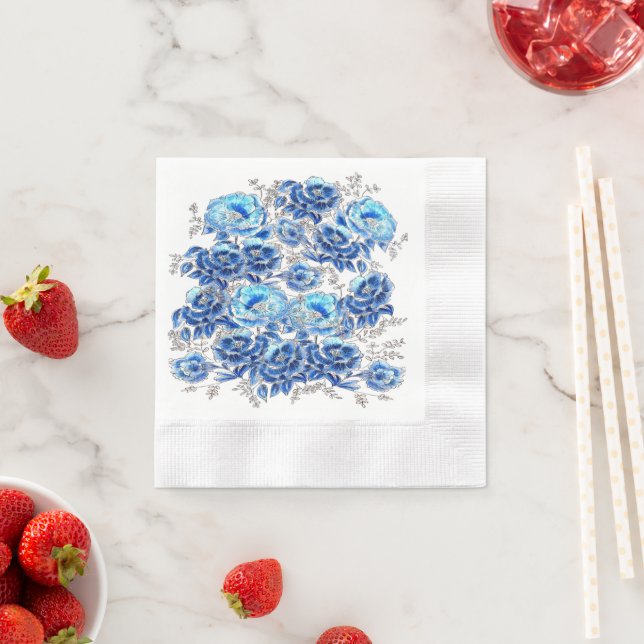 Guardanapo De Papel Servilletas blue  (Insitu)
