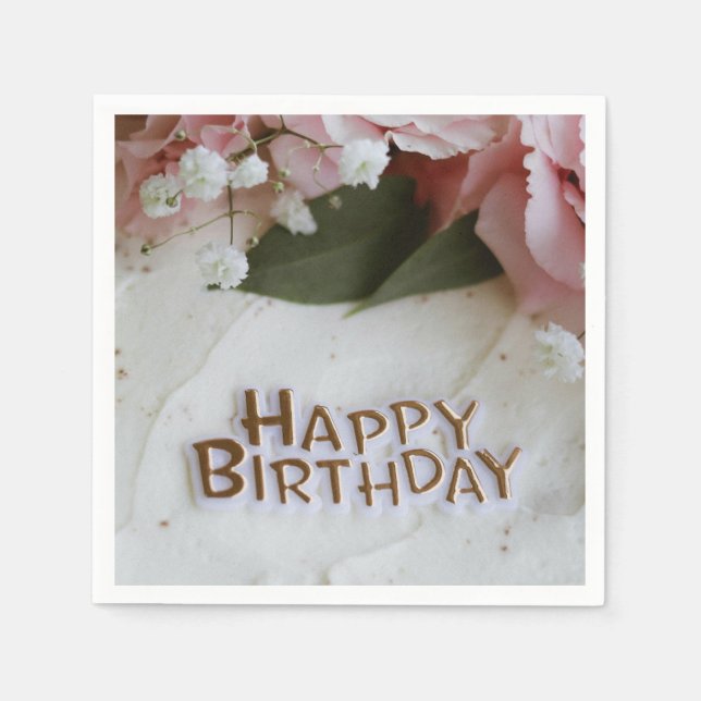 Guardanapo De Papel Servilletas de Cóctel Personalizadas – Elegantes  (Frente)