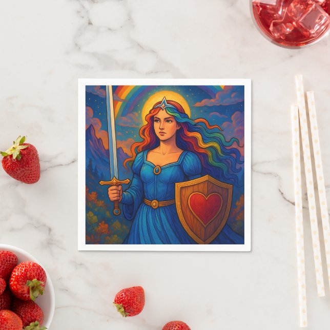 Guardanapo De Papel Servilletas de la princesa Arcadia (Insitu)