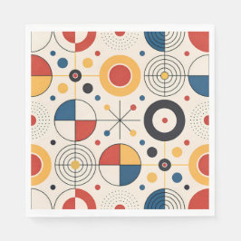 Guardanapo De Papel Servilletas diseño geométrico