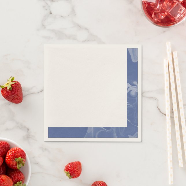 Guardanapo De Papel Servilletas elegantes azules (Insitu)