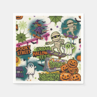 Guardanapo De Papel servilletas urban halloween