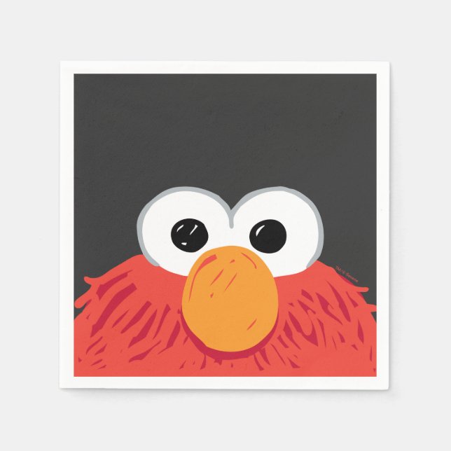 Guardanapo De Papel Sesame Street | Elmo Big Face (Frente)
