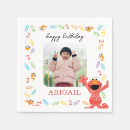 Guardanapo De Papel Sésame Street Elmo | Birthday Crayon
