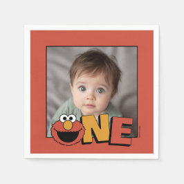 Guardanapo De Papel Sesame Street | Elmo - First Birthday Napkins