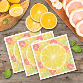 Guardanapo De Papel Setas de Limão Citrus