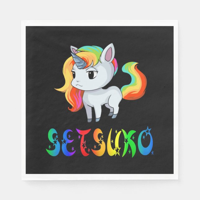 Guardanapo De Papel Setsuko Unicórnio (Frente)