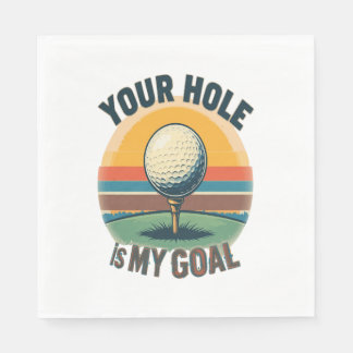 Guardanapo De Papel Seu Buraco É Meu Golfe De Golfe De Golfe De Goa