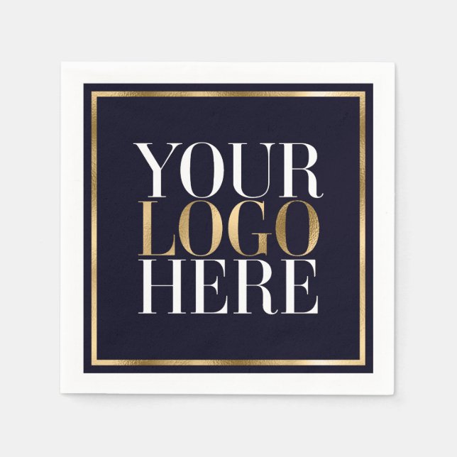 Guardanapo De Papel Seu logotipo aqui (Frente)