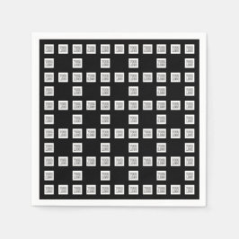 Guardanapo De Papel Seu logotipo ou padrão de repetição exclusivo de i