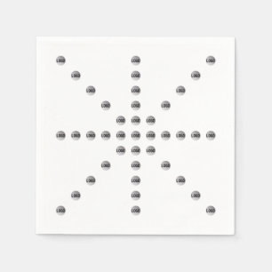 Guardanapo De Papel Seu logotipo ou qualquer imagem carregada Padrão