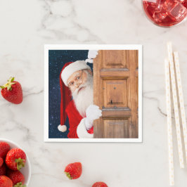 Guardanapo De Papel Seus Papais noeis Feliz Nome de Natal