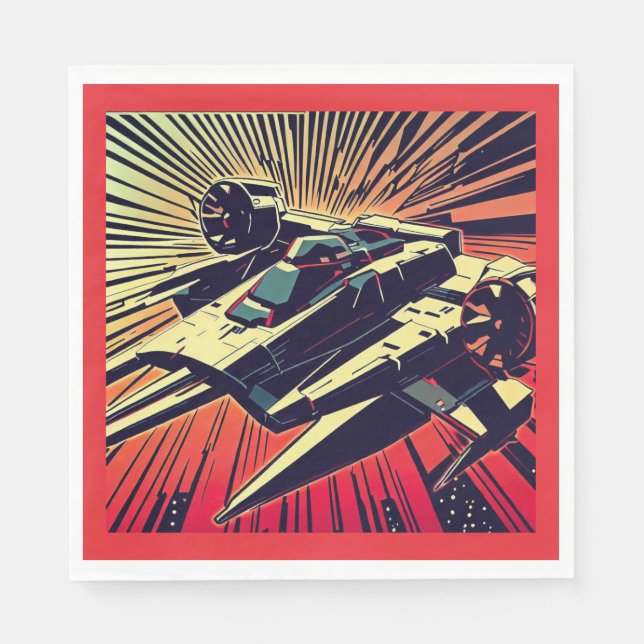 Guardanapo De Papel SF - Corte de Estrelas de Anime 1 (Frente)