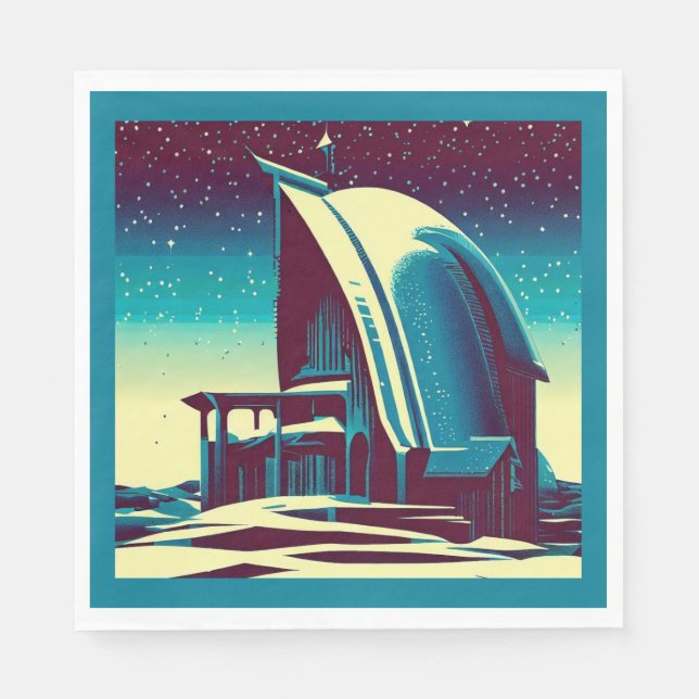 Guardanapo De Papel SF Igreja Futurística 1 (Frente)