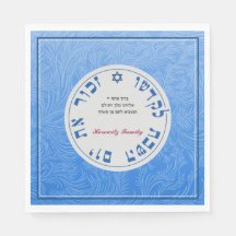Shabbat Napkins com Bênção