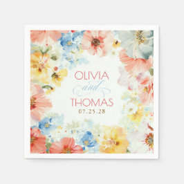 Guardanapo De Papel Shabby Vintage Floral Boho Elegant Wedding