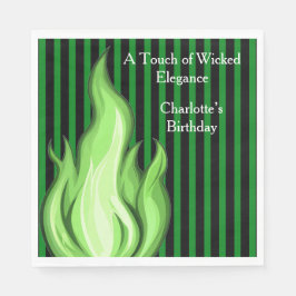 Guardanapo De Papel Shadow Ball Dark Fantasy Party | green Paper Cup