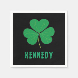 Guardanapo De Papel Shamrock Green Clover Ireland Celular Irish Name