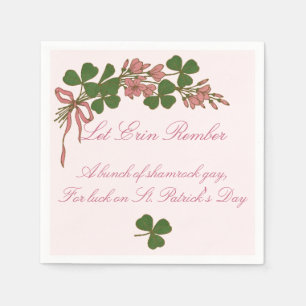 Guardanapo De Papel Shamrock Posy