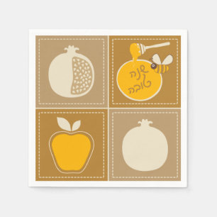 Guardanapo De Papel Shanah Tovah Rosh Hashanah Ano Novo