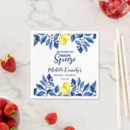 Guardanapo De Papel She Found Her Main Squeeze Bridal Shower