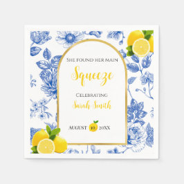 Guardanapo De Papel She Found Her Main Squeeze Bridal Shower