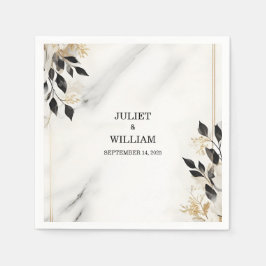 Guardanapo De Papel Shea Natural Work Stacking Marble Wedding