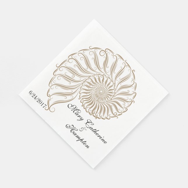 Guardanapo De Papel Shell Napkin (Quina)