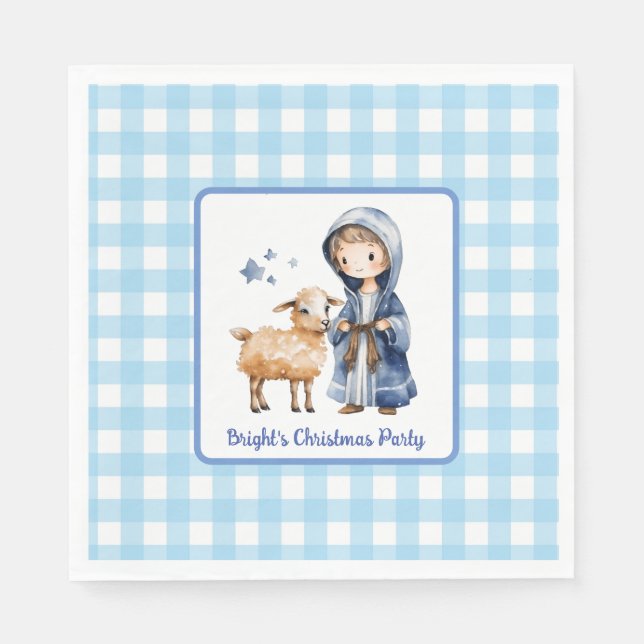 Guardanapo De Papel Shepherd e Lamb Napkins (Frente)