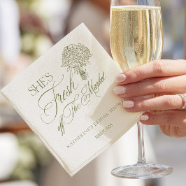 Guardanapo De Papel She's Off The Market Bridal Paper Napkin