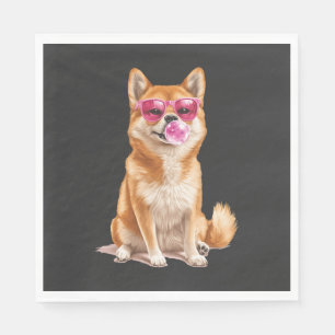 Guardanapo De Papel Shiba Inu