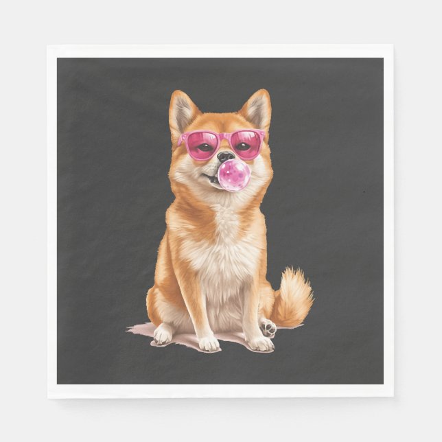 Guardanapo De Papel Shiba Inu    (Frente)
