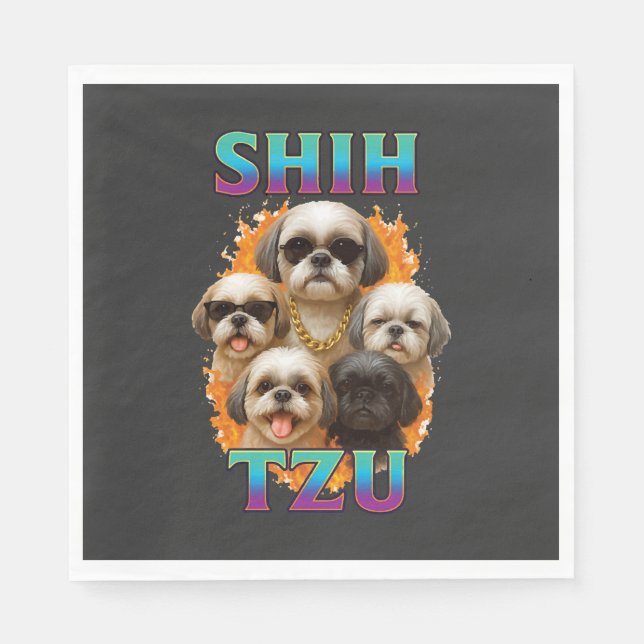 Guardanapo De Papel Shih Tzu  (Frente)