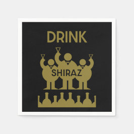 Guardanapo De Papel Shiraz Wine Drinkers