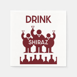 Guardanapo De Papel Shiraz Wine Drinkers