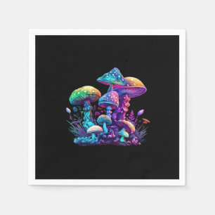 Guardanapo De Papel Shroom Místico - Whimsigoth E Witchcore Wonderl