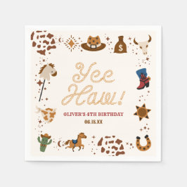 Guardanapo De Papel Sim, Haw! Festa de aniversário Rodeo do Cowboy Oci