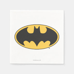 Guardanapo De Papel Símbolo Batman Logotipo Oval