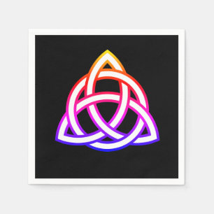 Guardanapo De Papel Símbolo Celta do Nó da Trindade Triquetra Wicca