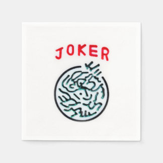 Guardanapo De Papel Símbolo de azulejo MahJong - Joker