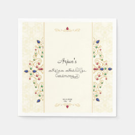 Guardanapo De Papel Símbolo de Boas-vindas da 1ª Cerimônia de Arroz de