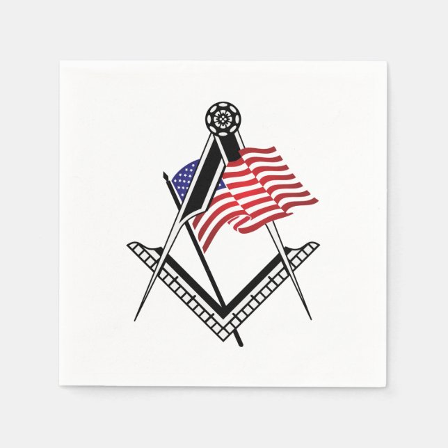 Guardanapo De Papel Símbolo de liberdade dos EUA (Frente)