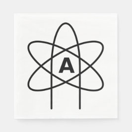 Guardanapo De Papel Símbolo do ateísmo (Atom Emblem)
