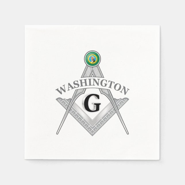 Guardanapo De Papel Símbolo solene do Estado de Washington (Frente)