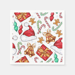 Guardanapo De Papel Símbolos de beleza natalícia Crianças